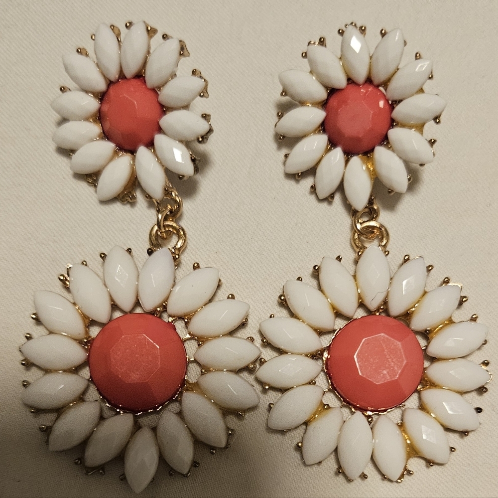 Flower earrings